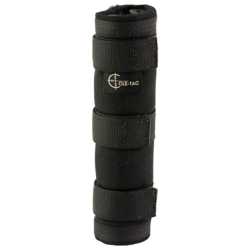 Cole-TAC HTP Cover, Suppressor Cover, 7.5", Black, Fits 1-2" Suppressors, Includes Inner Tube and Outer Shell HTP201
