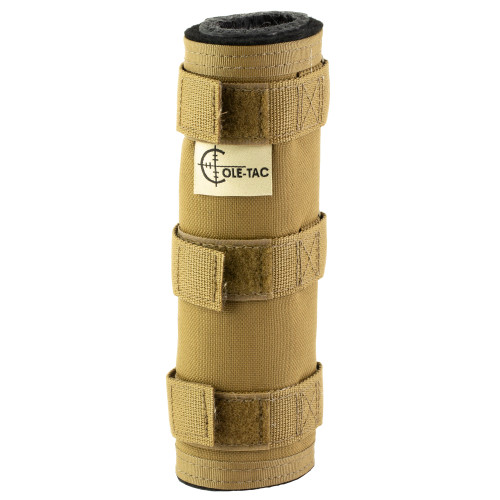 Cole-TAC HTP Cover, Suppressor Cover, 7.5", Coyote Brown, Fits 1-2" Suppressors, Includes Inner Tube and Outer Shell HTP202