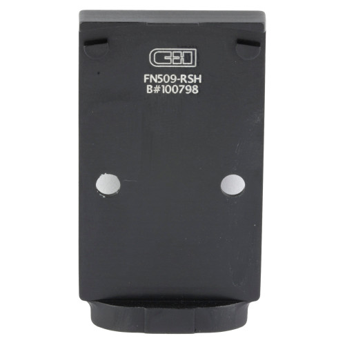 C&H Precision Weapons CHP Adapter Plate, Converts the FN 509 Optic Ready to the Trijicon RMR, Holosun 407C/507C/508C, Anodized Finish, Black, Includes Mounting Hardware FN509-RSH