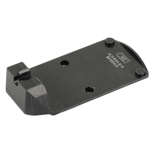 C&H Precision Weapons CHP Adapter Plate, Converts the Sig P320 X Series (X-FIVE, X-COMPACT, X-CARRY) to the Trijicon RMR/SRO, Holosun 407C,507C,508T, Anodized Finish, Black,Includes Mounting Hardware and 10-8 Rear Sight SGX-RSH-10-8
