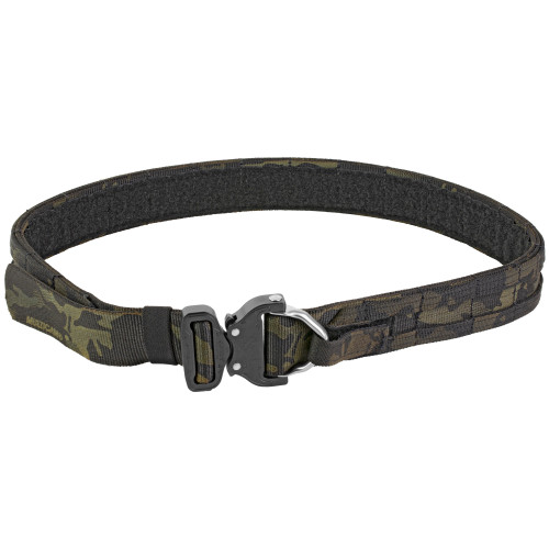 Eagle Industries Large, MultiCam Black, Operator Gun Belt, Cobra Buckle closure with built-in D-Ring attachment R-OGB-CBD-MS-L-BCCA