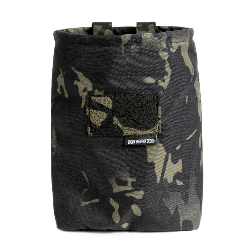 Edgar Sherman Design SAP Bucket, Dump Pouch, 500 Denier Cordura Nylon,  Molle Compatible, Matte Finish, Multicam Black ESD-SAP-MCB