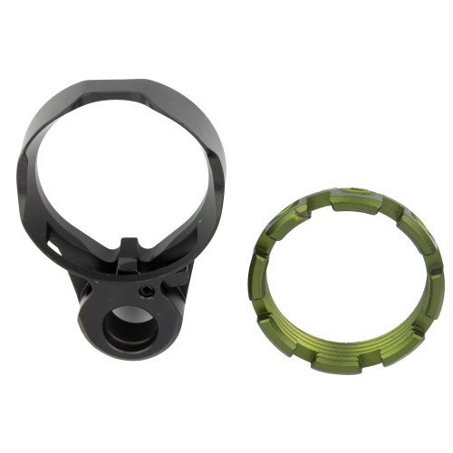 Fortis Manufacturing, Inc. K2 Enhanced, End Plate Castle Nut Combo, QD Socket, Anodized Finish, Olive Drab Green, Fits AR-15 LE-BLK-K2-ODG