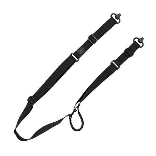 GrovTec Sabre 2 Point Sling, Matte Finish, Black, Includes Push Button Swivels GTSL134