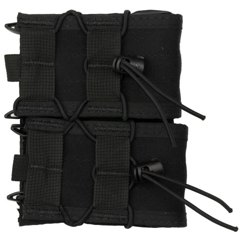 High Speed Gear Double Rifle TACO, Dual Magazine Pouch, Molle, Fits Most Rifle Magazines, Hybrid Kydex and Nylon, Black 11TA02BK