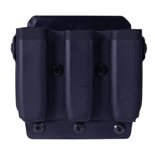 High Speed Gear Uniform Line, Triple Mag Pouch, Size 1, Black, Fits MOLLE or Belt, Kydex, Universal Clip Mount 42P103BK