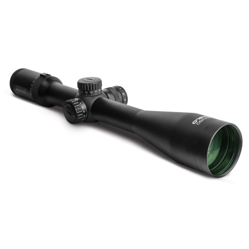 Konus Diablo, Rifle Scope, 6-24X Magnification, 50MM Objective, 30mm Main Tube, Etched Illuminated Mildot Reticle, Matte Finish, Black, Includes Lens Cleaning Cloth 7173