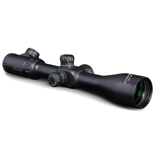 Konus KonusPro F30, Rifle Scope, 4-16X Magnification, 52MM Objective, 30mm Main Tube, Illuminated Etched BDC Reticle, Matte Finish, Black, Includes Lens Cleaning Cloth 7299
