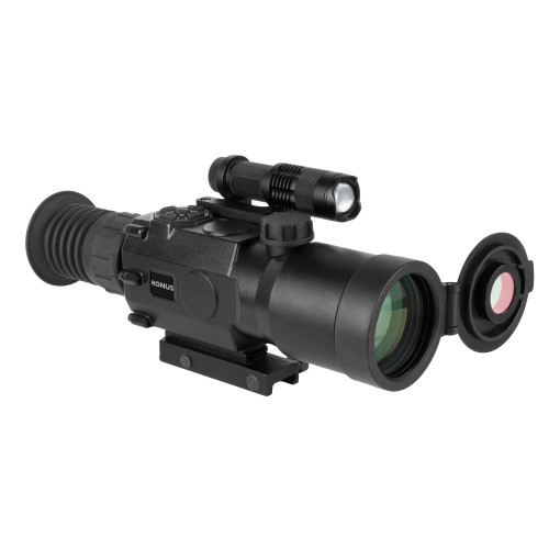 Konus KonusPro NV-2, Night Vision Scope, 3-9X Magnification, 50MM Objective, Digital 30/30 Reticle, Matte Finish, Black, Includes USB Cable and SD Card 7871