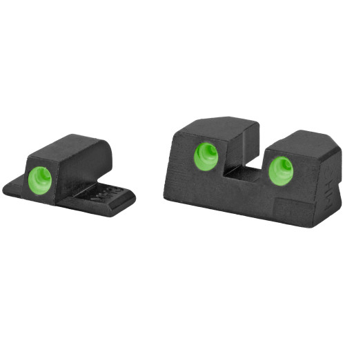 Meprolight Tru-Dot, Fixed Tritium Sights, Green/Green, Fits Springfield XD 9MM/40S&W 0114103101