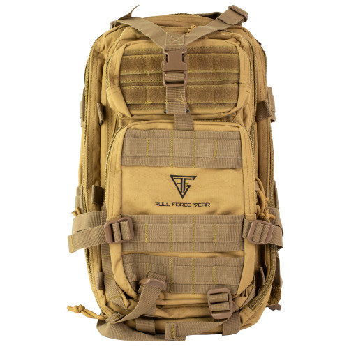 Full Forge Gear Hurricane Tactical Backpack, Tan, 18"x11"x11" 21-406-HUT