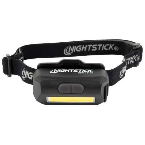 Nightstick USB-4510B, Headlamp, 250 Lumens, 7 Hour Run Time, IP-X7 Waterproof, Matte Finish, Black USB-4510B