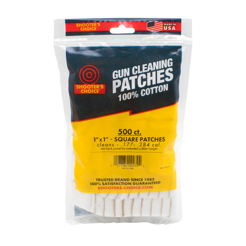 Otis Technology 1" Square Cleaning Patch, 500 Pack FG-914-500