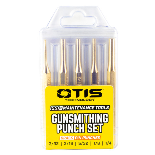 Otis Technology Pro Plus, Gunsmithing Punch Set, Brass, 5 Piece FG-935