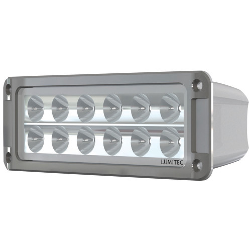 Lumitec Maxillumeh60 - Flush Mount Flood Light - White Housing - White Dimming