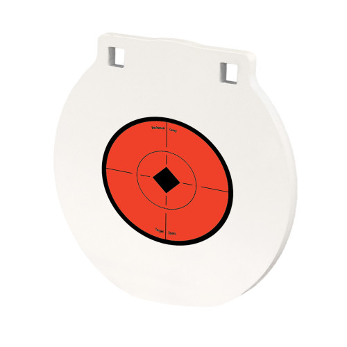 Birchwood Casey 1/2" Steel Target, 8", Round, White BC-RND8