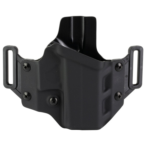 Crucial Concealment Covert OWB, Outside Waistband Holster, Right Hand, Kydex, Black, Fits Glock 43/43X 1002
