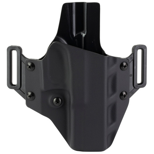Crucial Concealment Covert OWB, Outside Waistband Holster, Right Hand, Kydex, Black, Fits Glock 17 1000