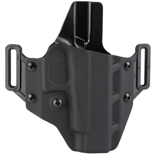 Crucial Concealment Covert OWB, Outside Waistband Holster, Right Hand, Kydex, Black, Fits Glock 48 1042