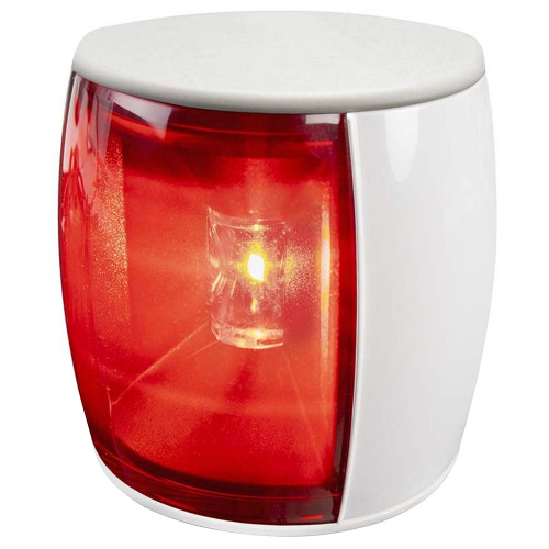 Hella Marine NaviLED PRO Port Navigation Lamp - White Shroud - Red Lens - 3NM