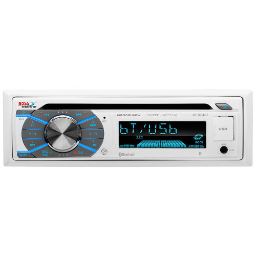 Boss Audio MR508UABW Single-DIN CD\/USB\/SD\/MP3\/WMA\/AM\/FM Receiver w\/Bluetooth