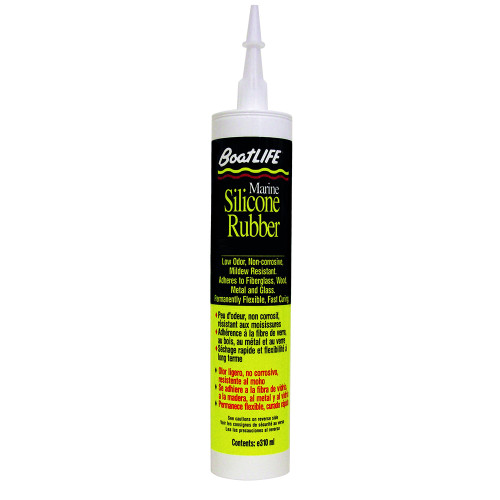 BoatLIFE Silicone Rubber Sealant Cartridge - Clear