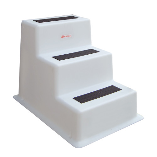 Taylor Made StepSafe Dock Step - Triple Tread - White