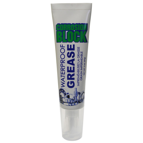 Corrosion Block High Performance Waterproof Grease - 2oz Tube - Non-Hazmat, Non-Flammable  Non-Toxic *Case of 24*