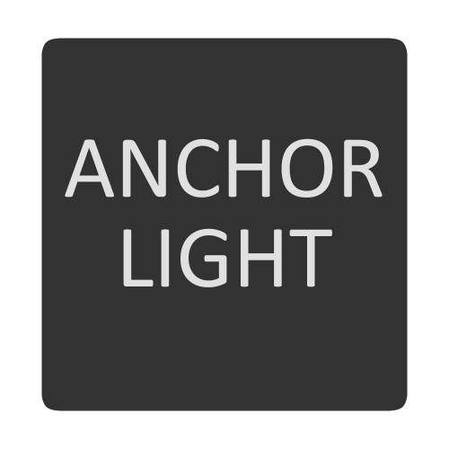 Blue Sea 6520-0035 Square Format Anchor Light Label