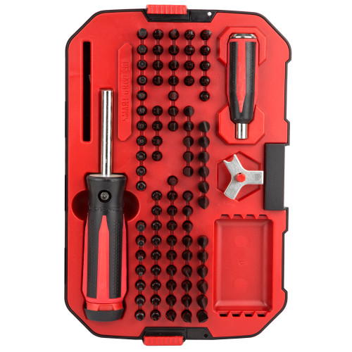 Real Avid Smart Drive 90, 90 Piece Gunsmithing Kit With Force Assist LED Bit Driver, Packaged In Carry Case AVSD90