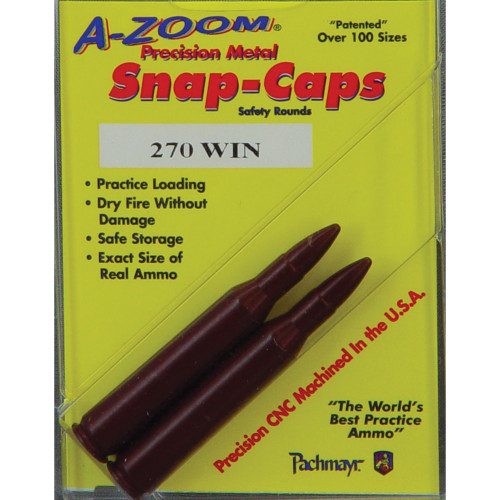 A-Zoom Snap Caps, 270 Win, 2 Pack 12224