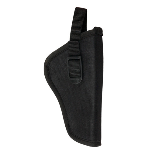 Bulldog Cases Deluxe Hip Holster, Fits Medium Revolver With 3-4" Barrel, Right Hand, Black DLX-12