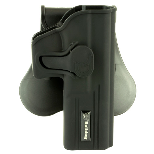 Bulldog Cases Rapid Release Polymer Holster, Fits Glock 17/22 Gen 1-4, Right Hand, Polymer, Black RR-G17