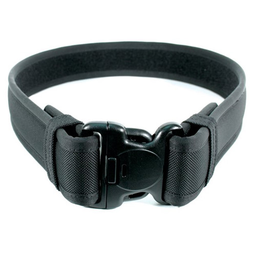 BLACKHAWK 2.25" Ergonomic Padded Duty Belt, Outer Belt, with Hook & Loop, Large (38" - 42"), Black 44B2LGBK