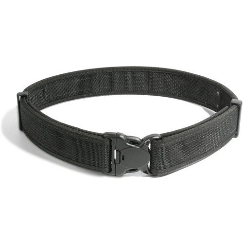 BLACKHAWK Reinforced 2" Duty Belt, with Hook & Loop, Large, Web Finish, Black 44B4LGBK