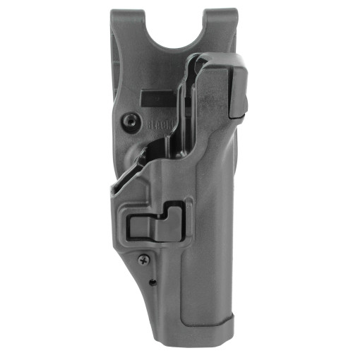 BLACKHAWK Level 3 Duty SERPA Belt Holster, Fits Glock 17/19/22/23/31/32, Right Hand, Matte Finish, Black 44H100BK-R