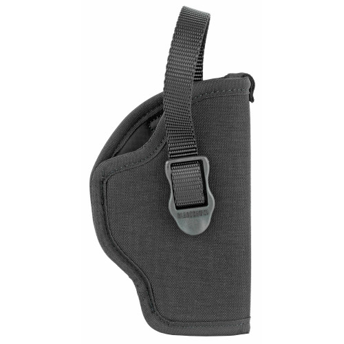 BLACKHAWK Nylon Hip Holster, Size 7, Fits Large Automatic Pistol with 3.5-4.5" Barrel, Right Hand, Black 73NH07BK-R