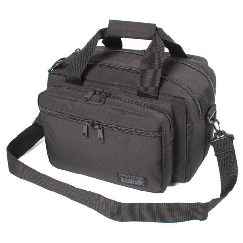 BLACKHAWK Sportster Deluxe Range Bag, 15"x11"x10", Black 74RB01BK