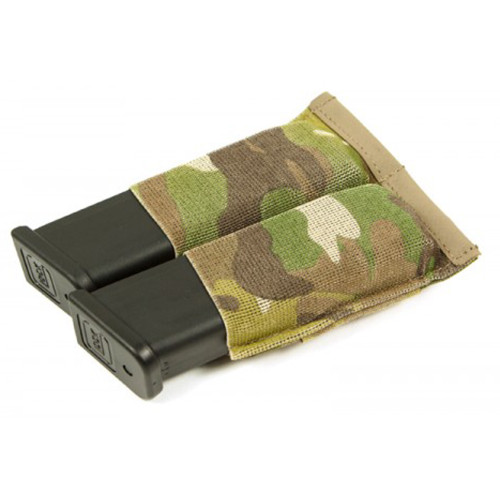 Blue Force Gear Ten-Speed Double Magazine Pouch, Fits Pistol Magazine, Multi-Cam HW-TSP-PISTOL-2-MC