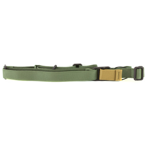 Blue Force Gear Vickers Standard AK Sling, OD Green Finish, Molded Acetal Adjuster K-SP-0046-OD