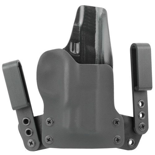 BlackPoint Tactical Mini Wing IWB Holster, Fits S&W M&P Shield, Right Hand, Black Kydex, 15 Degree Cant 101701