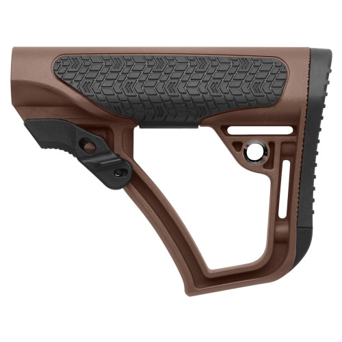 Daniel Defense Mil-Spec Collapsible Buttstock, Fits AR Rifles, Mil-Spec Brown 21-091-04179-011