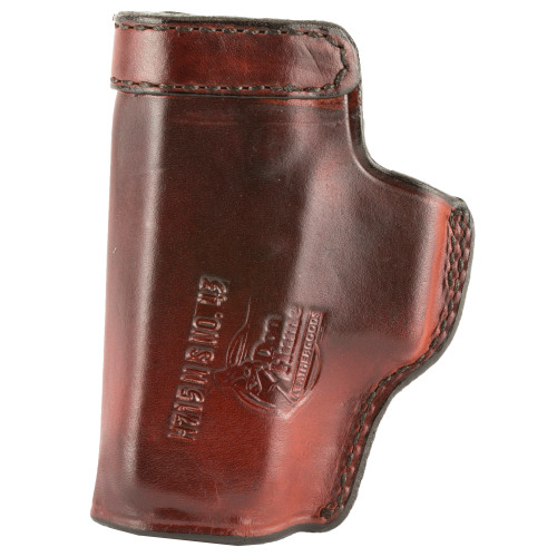 Don Hume H715-M Clip-On Holster, Inside the Pant, Fits Glock 43/43X, Right Hand, Brown Leather J169190R