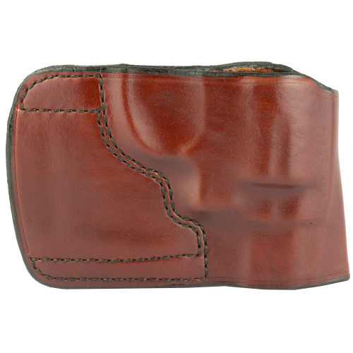 Don Hume JIT Slide Holster, Fits Medium Revolver, Right Hand, Brown Leather J968550R