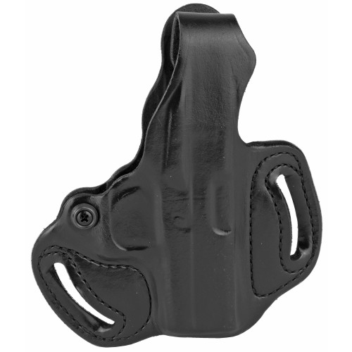 DeSantis Gunhide 085, Thumb Break Mini Slide, Belt Holster, Fits Glock 43/43X/48, Right Hand, Black Leather 085BA8BZ0