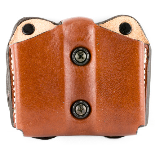 DeSantis Gunhide Double Magazine Pouch, Glock 17/22, Ambidextrous, Tan Leather A01TJJJZ0