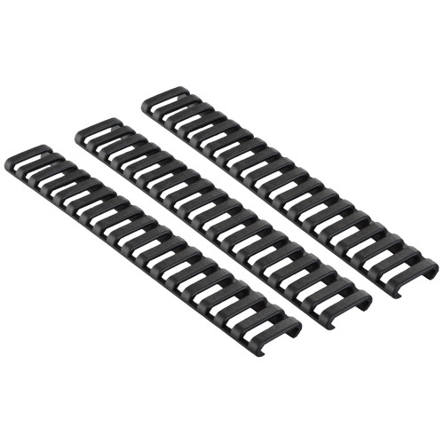 Ergo Grip Low Pro Rail Covers, Fits 18 Slot Ladder, 4-Pack, Graphite Gray 4373-3PK-GG
