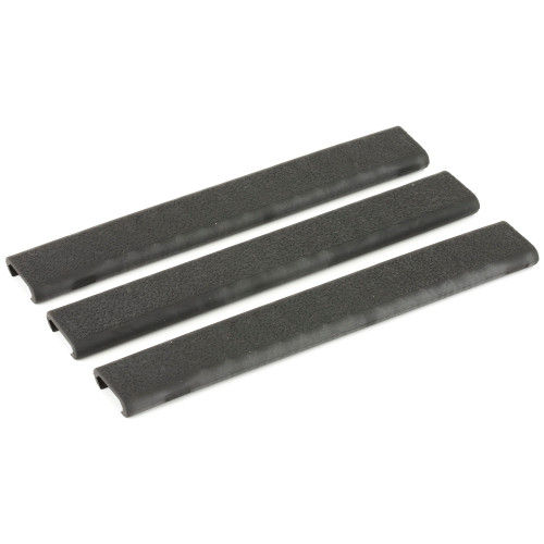 Ergo Grip Rail Covers, 18 Slot Ladder, Textured Slim Line LowPro, 3-Pack, Black 4379-3PK-BK