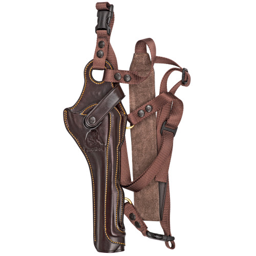 Galco Kodiak Hunter Shoulder Holster, Right Hand, Fits S&W X FR 500 8.375" w/Scope/X FR 460 8.375" w/Scope, Havana Leather KH172H