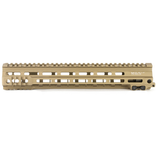 Geissele Automatics MK4, Super Modular Rail, Handguard, 13.5", M-LOK, Barrel Nut Wrench Sold Separately (GEI-02-243), Gas Block Not Included, Desert Dirt Color, Product Finishes, Shade Variations and Other Imperfections Are Normal Due to the Manufac